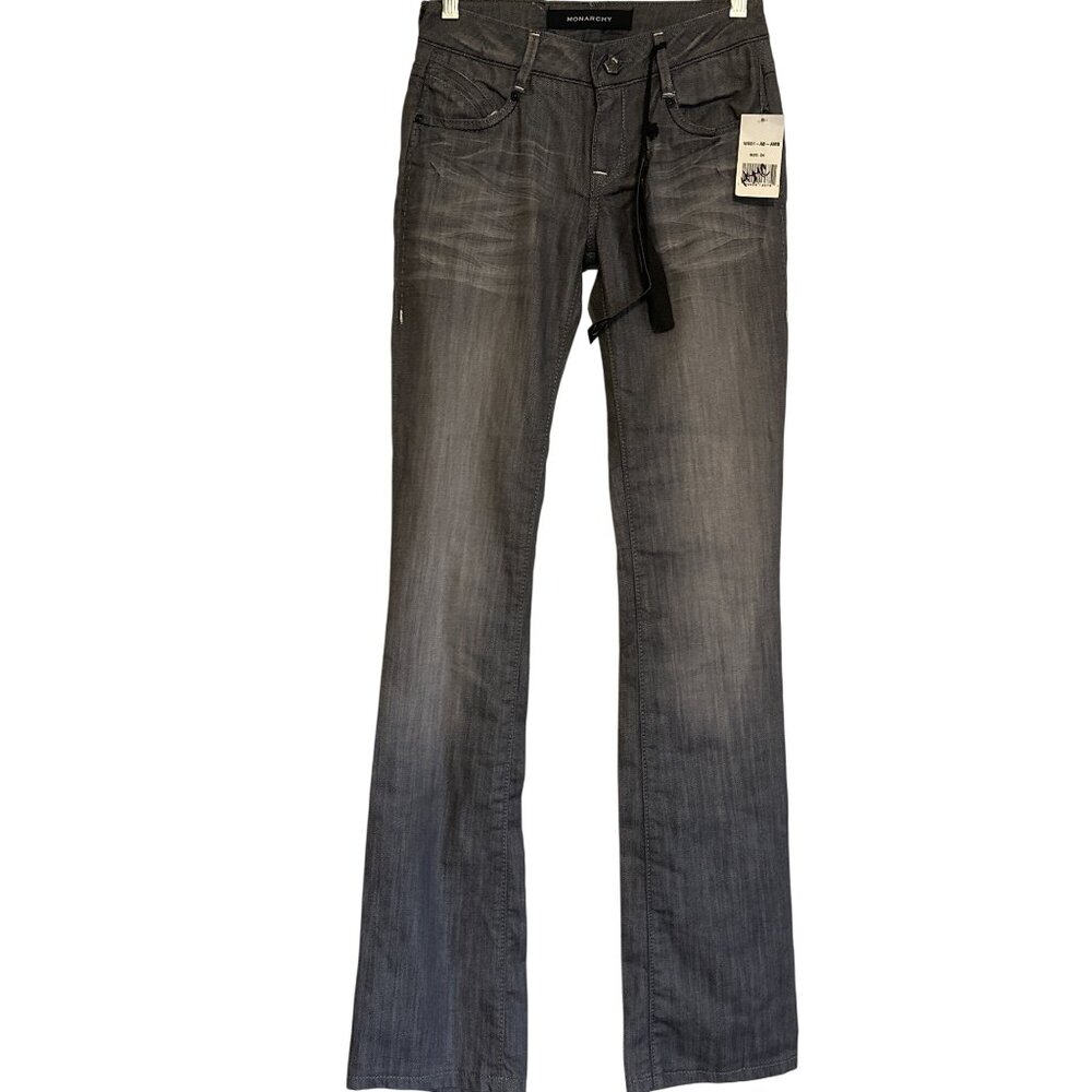 Monarchy Gray Bootcut Womens Jeans W963 Size 28